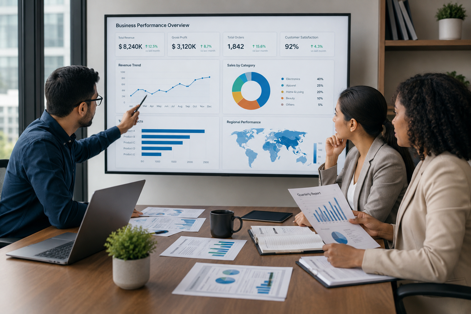 Enterprise Analytics and Reporting Services Banner